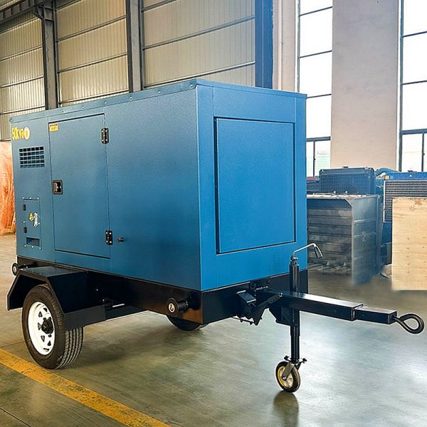 150 kva Silent Diesel Generator Set With Wheels for Robust Power and Mobility