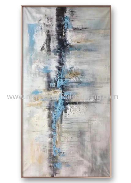 Modern Palette Knife Oil Painting Abstract Acrylic Paintings For Bedroom