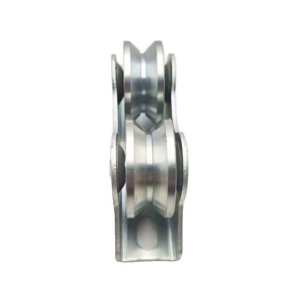 Wholesale Rigging Accessories Carbon Steel Heavy Duty Villa Patio Wheel with Grooves