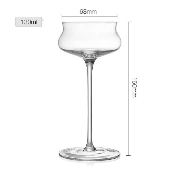 Прозрачный коктейль без BPA, стаканчик для винного бокала, бар 130 мл