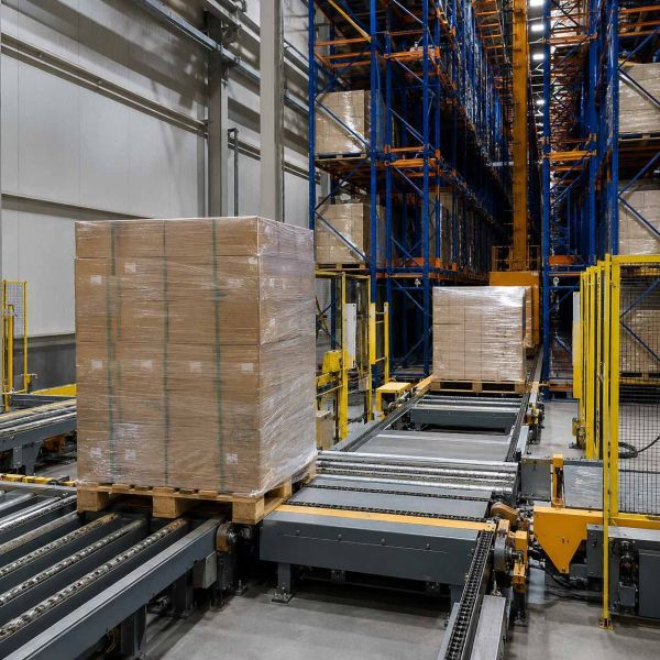 2000kg Load Warehouse Pallet Storage 12M/Min Conveying Automated Storage Racking System