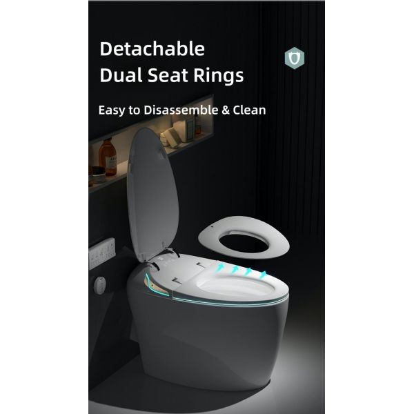 CUPC European 110v/220VAC Bathroom Toilet Bowl Smart Commode Auto Wash