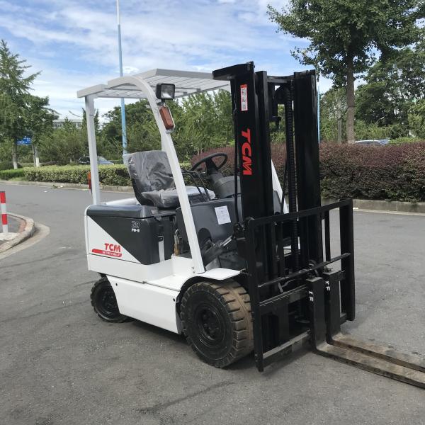 TCM 20 Used Electric Forklift With 3m  2 Ton Lifting Machine With Core Engine Component
