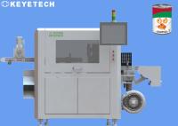 Machine d'inspection de la vision pour l'impression d'étiquettes à manches avec détection logicielle d'IA