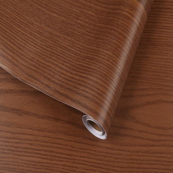Removable Wood Wall Paper with Mildewproof Feature Peel and Stick Self-Adhesive Vinyl Wood Texture Decorative Wallpaper