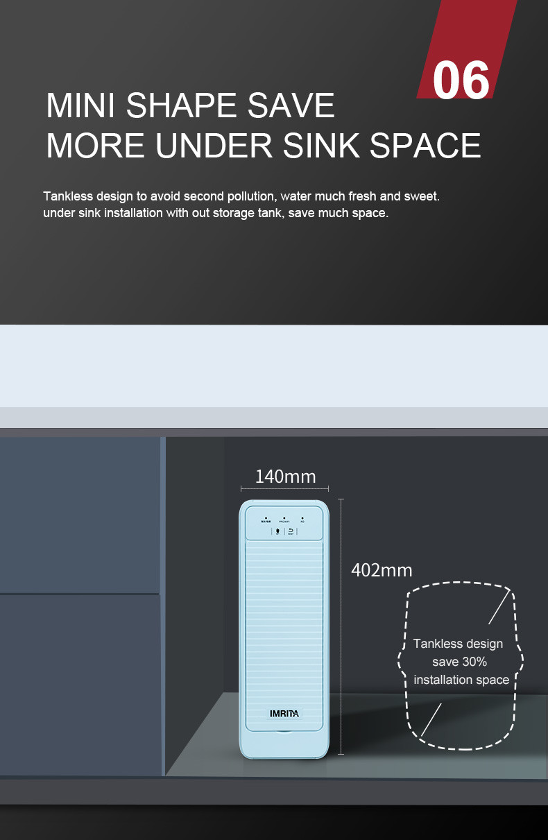 Ultraquiet 1.57L/min дома мочит этап Undersink систем 3 очистителя