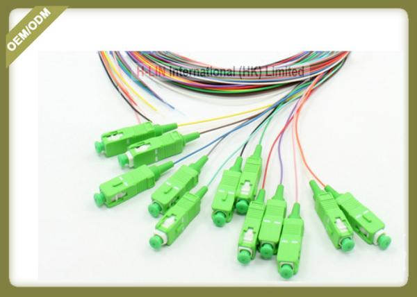 0.9mm Diameter Fiber Optic Pigtail 1 Meter Length For Image Transmission CATV