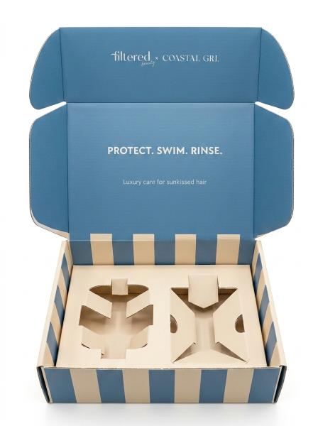 Custom printed corrugated cardboard box with vibrant color options and smooth finish enhancing visibility during transit