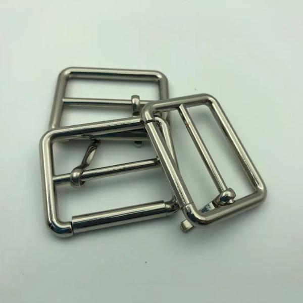 Eco Friendly Material Metal Backpack Strap Adjuster Silk Screen Printing