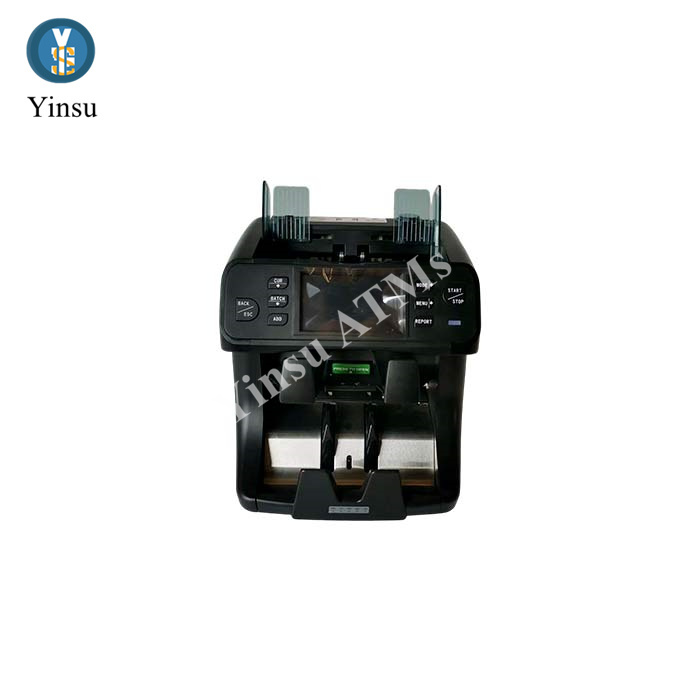 Bank Note Counting Machine 1+1 Pocket Banknote Sorting Machine 208C Money Counting