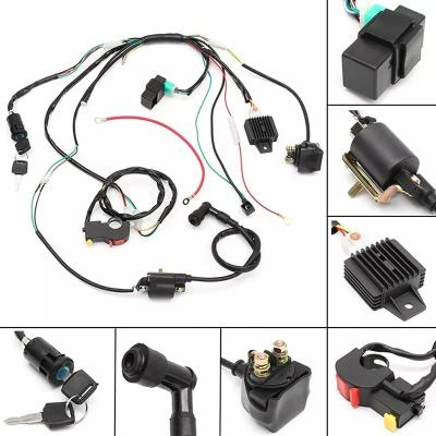 PVC 50 Núcleos TE Molex Caminhão Chicote de Fio Automotivo Banhado a Prata