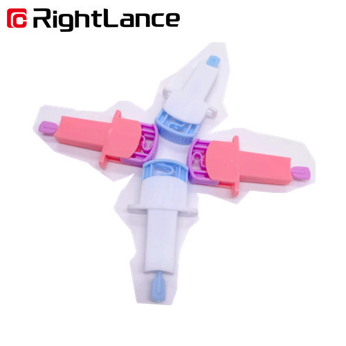 33g Vacuum Blue Automatic Blood Lancet 1.5mm Single Use Lancets Disposable