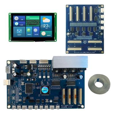 Imprensa do calor de Kit For Small Flat Panel do prato principal da placa do transporte da placa da impressora a jato de tinta TX800 que filma a impressão