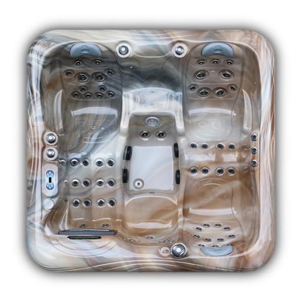 Balboa Control System Freestanding Outdoor Bathtub Spa Hot Tub For 4 Persons