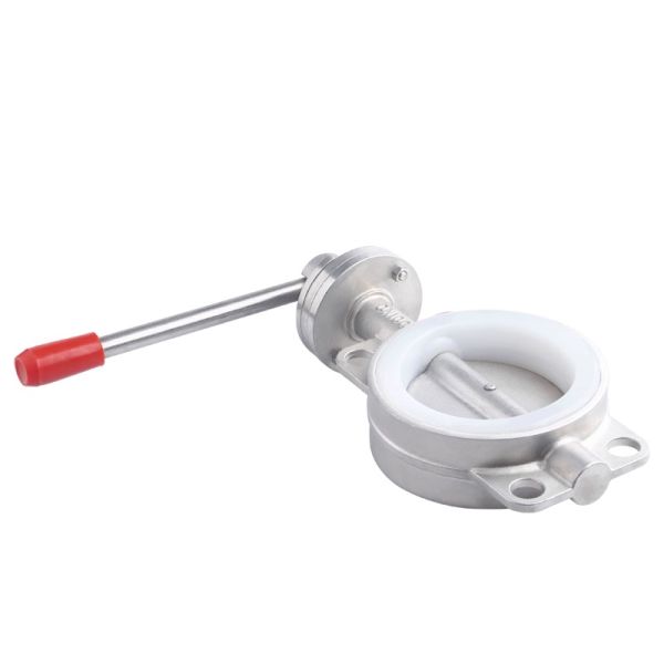 Sanitary Stainless Steel SS304/316L Weld Connection Manual Butterfly Valve D71X-16P