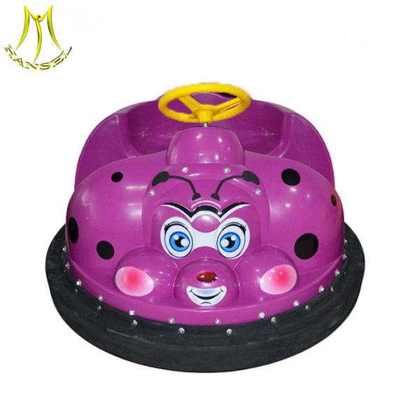Hansel kids outdoor amusement park for sales plastic bumper car 24 volt ride on car