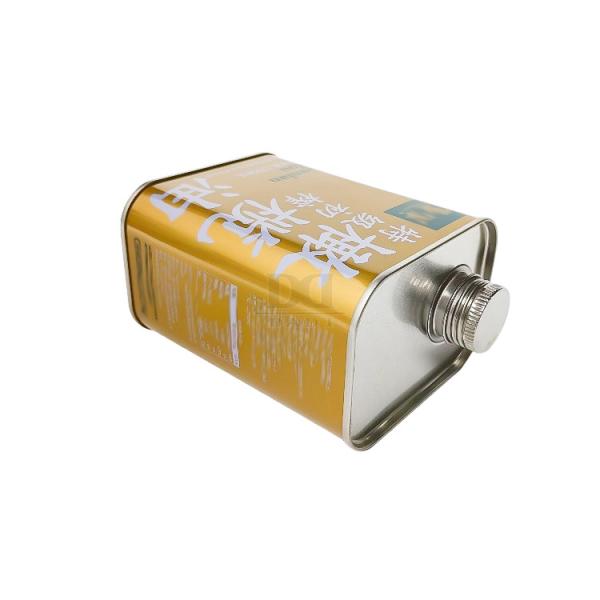 DADI Durable 500ml Food Oil Can with Airtight Food Safe Design and Screw Cover