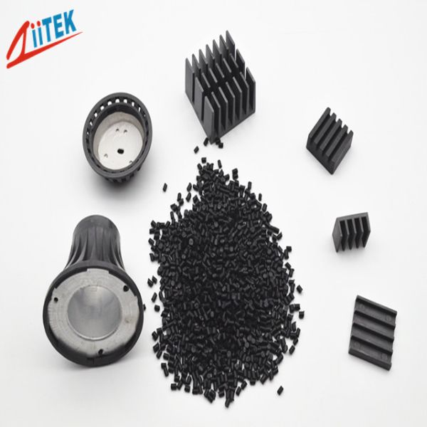 Black Thermal Conductive Nylon 5.0W Plastic Material For Cooling For Molding And Plastic Parts