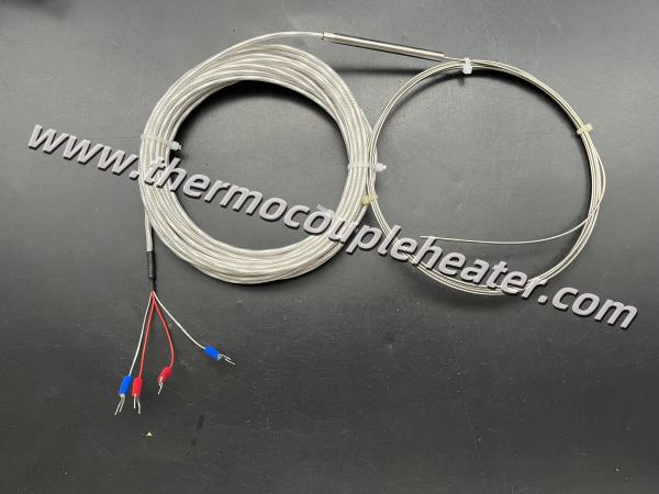 RTD Capteur de température PT100, sonde de 2,0 mm de diamètre x 3 mètres de longueur