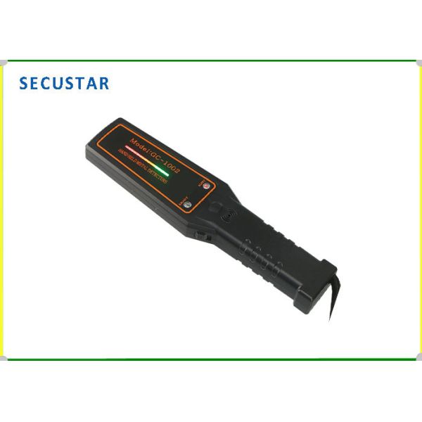 Streamlined Appearance Handheld Metal Scanner , Hand Wand Metal Detector