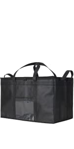 Non Woven Fabric Cooler Bags, Insulated Bag, Hot & Cold Food Delivery Bag, grocery shopping, Food delivery