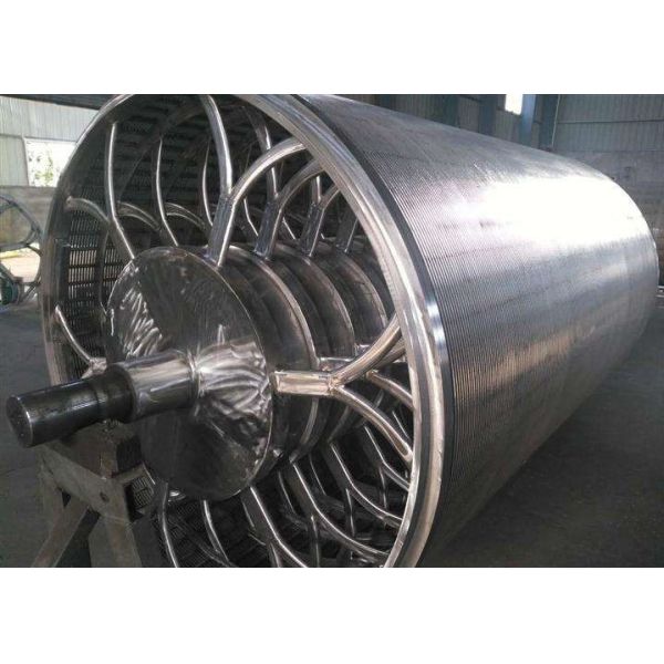 Customized Whole Stainless Steel Cylinder Mould Former For Paper Pulp Feeding