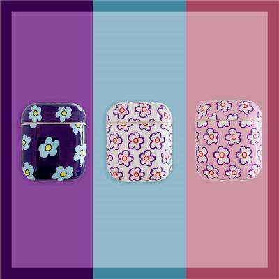 Compatible with Airpods 1 & 2 Protective TPU Cover Floral Print Cute Fashion Case