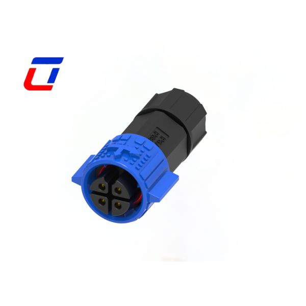 300V 15A IP67 Waterproof  M19 4 Pin  Male To Female Outdoor Power Connector