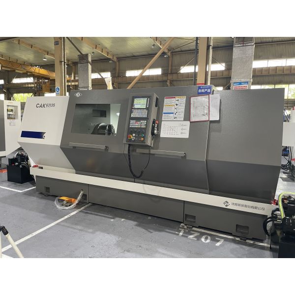 SMTCL Large CNC Lathe CAK63200 furo de fuso 104mm Metal pesado horizontal de cama plana CNC Lathe