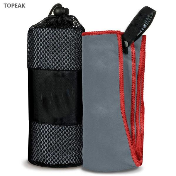 Lightweight Microfiber Suede Towel With Zip Super Absorbent Gym 50x100cm