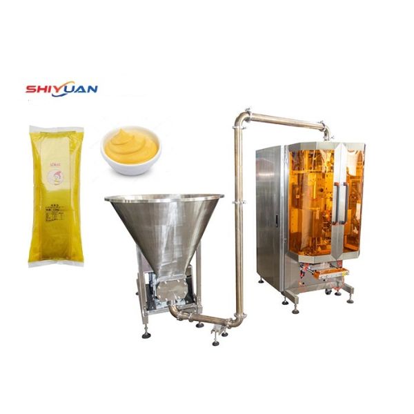 Honey Ketchup Automatic Liquid Packing Machine For Chilli Sauce Sachet