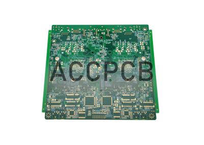 4 Layer HDI PCB Board 1+N+1 Structure Blue  Solder Mask HAL Lead Free