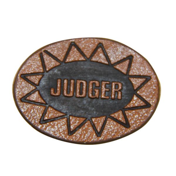 Custom Embossed Leather Eye Patches / self adhesive leather patches