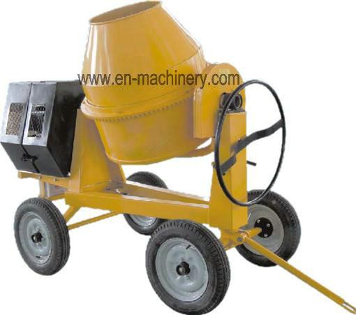 Diesel Electric Motor/Gasoline Portable Mini Concrete Mixer with 260L Charging Capacity