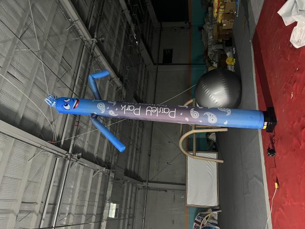 Cartoon Inflatable Waving Man Outdoor Sky Dancer Balloon Custom