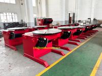 O título vermelho/Positioner de solda de solda giratório 3T da tabela da volta carrega a capacidade 1400 milímetros