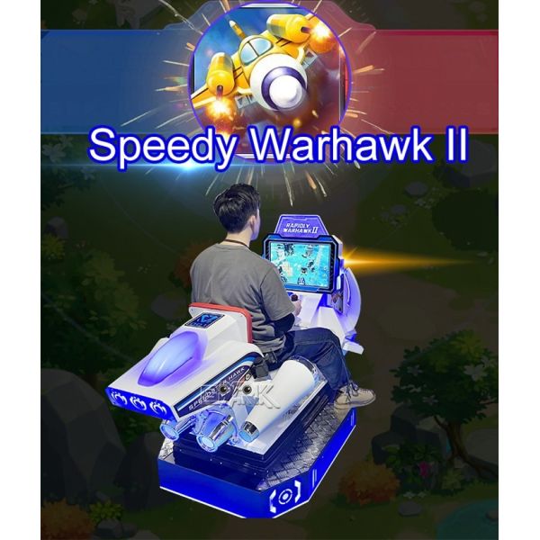 Speedy Warhawk II Arcade Kiddie Rides Shooting Game Machine 1 Player