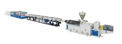 Dual Pipe Twin Screw 110mm PVC Pipe Extrusion Line