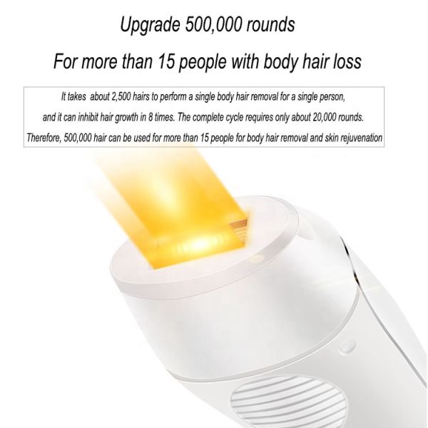 Painless Mini Hair Removal Machine Home Laser Hair Removal Systems 499000 Times
