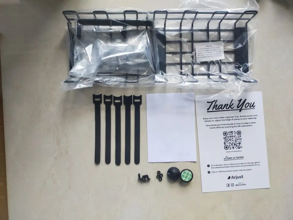 Поднос для управления кабелями из растительного волокна для устойчивой и аккуратной организации проводов