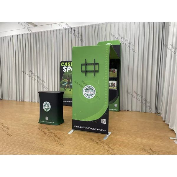 10x10ft Custom Portable Aluminum Tool Free Easy Setup Arch Shelf Trade Show Booth Exhibition Display