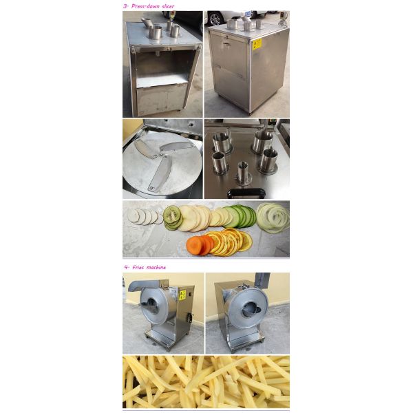 Multifunctional Vegetable Chopper for Cutting Capacity 600/1000/1500kg/h Voltage 220v