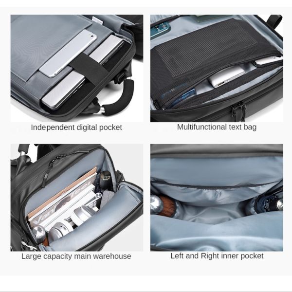 Waterproof 28 Litre Multifunctional Oxford Laptop Backpack 29*20*49cm