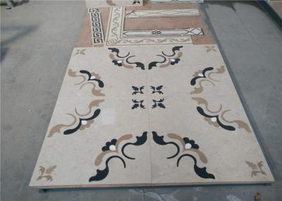 Water Jet Marble Stone Tile , Stone Construction Material Polished Surface