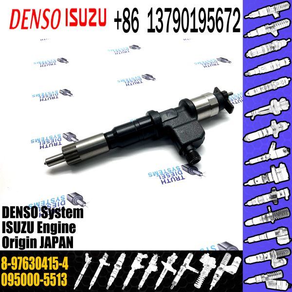 Горячий инжектор топлива коллектора системы впрыска топлива инжектора топлива надувательства 095000-5513 0950005513 8-97630415-4
