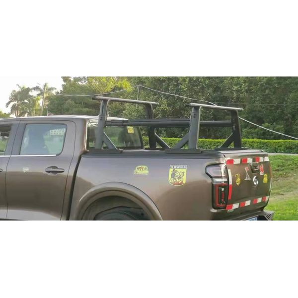 Adjustable Pickup Truck Rooftop Cargo Carrier Dodge Ram Bed Roll Bar 4x4