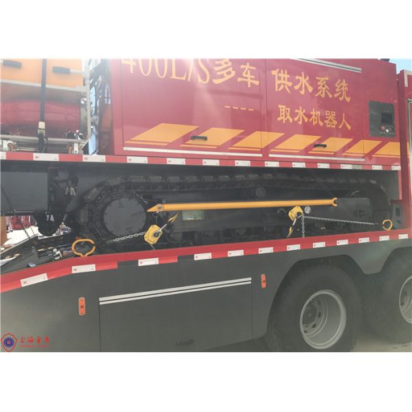 6x4 Drive Dois Lugares Remoto Sistema de Abastecimento de Água Caminhão de Bombeiros 28 Ton 90km/H
