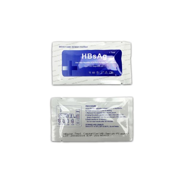 Кровь КассеттеВхоле диагностического теста ХБсАг высокой точности быстрая/сыворотка/образец плазмы легко и быстрая деятельность
