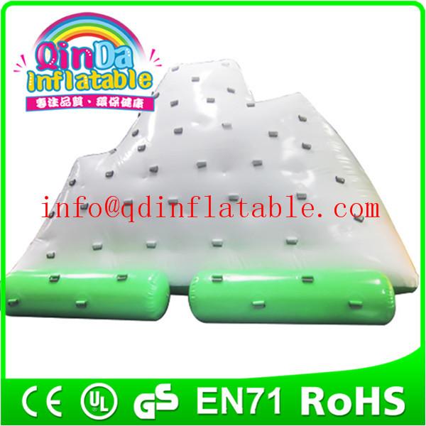 Qin Da inflatable water sport games small ice tower inflatable water mountain