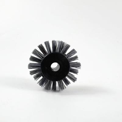 Carbon Abrasive Nylon Pipe Coating Cleaning Brush 6mm Inner Diameter For Sewer Cleaning